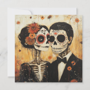 Elegant Day of the Dead Gathering  Invitation