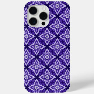 Elegant Decorative Boho Floral Pattern iPhone 15 Pro Max Case