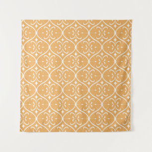 Elegant Decorative Flourish Seamless Pattern. Orie Tapestry