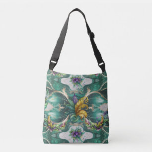 Elegant Decorative Mardi Gras Crossbody Bag