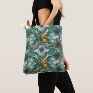 Elegant Decorative Mardi Gras Tote Bag