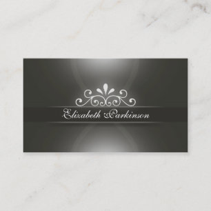 elegant delicate business card