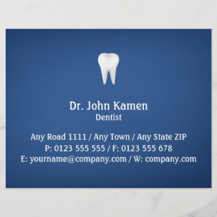 Elegant Dental   Blue Flyer
