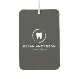 Elegant Dental Logo Car Air Freshener