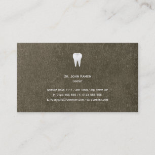 Elegant Dental Metallic Business Card