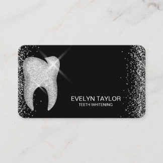 Elegant Dentist Dental Clinic Teeth Whitening Business Card