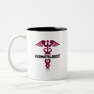 Elegant dermatologist Two-Tone coffee mug