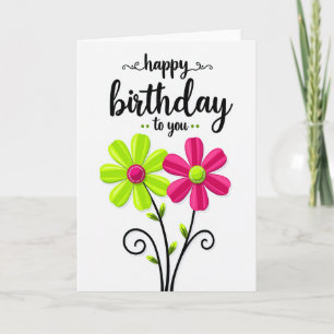 Elegant Design Birthday Card