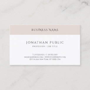 Elegant Design Simple Template Professional Business Card