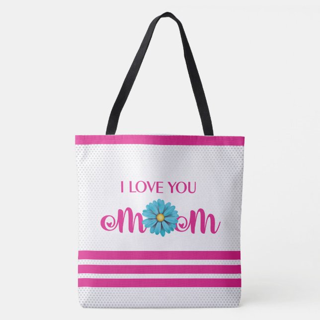 Elegant Design Text Best Mum Ever for Mothers day Tote Bag (Front)