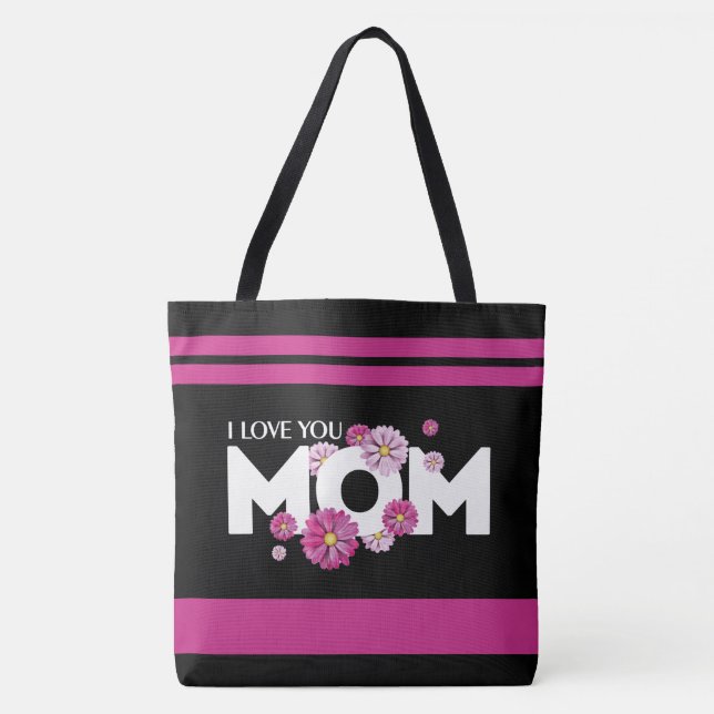 Elegant Design Text Best Mum Ever for Mothers day  Tote Bag (Front)