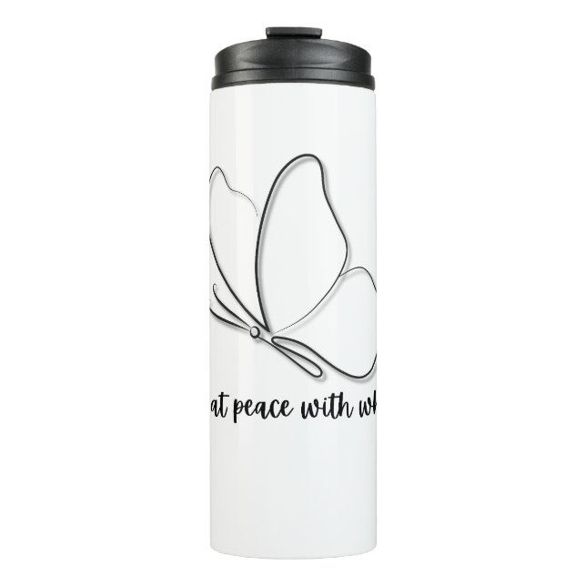 Elegant designed Glass Thermal Tumbler (Front)