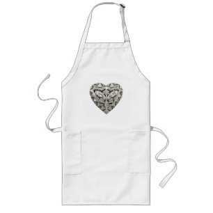 Elegant Designer Heart Apron