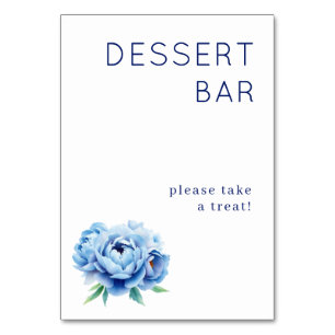 Elegant Dessert Bar Invitation Table Number