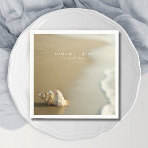 Elegant Destination Beach Wedding Reception  Napkin
