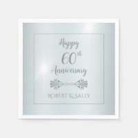 Elegant Diamond 60th Wedding Anniversary Party