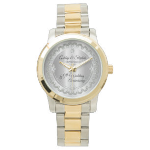Elegant Diamond Jubilee 60th Wedding Anniversary Watch