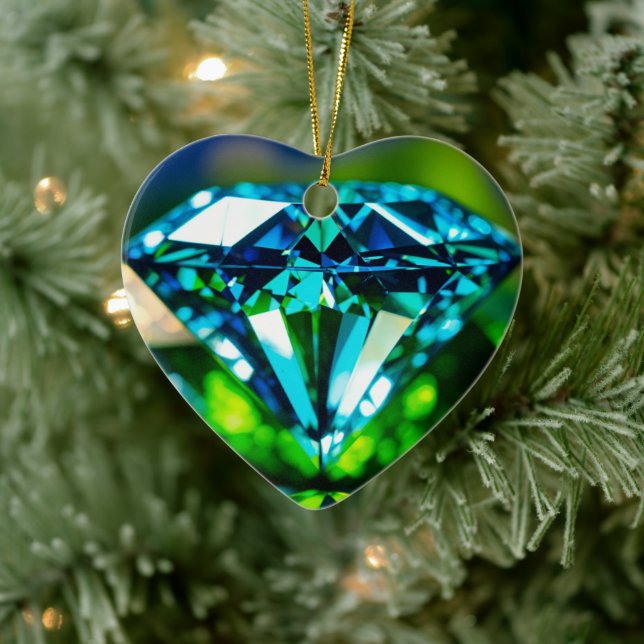 Elegant Diamond Ornament | Luxury Crystal  (Tree)