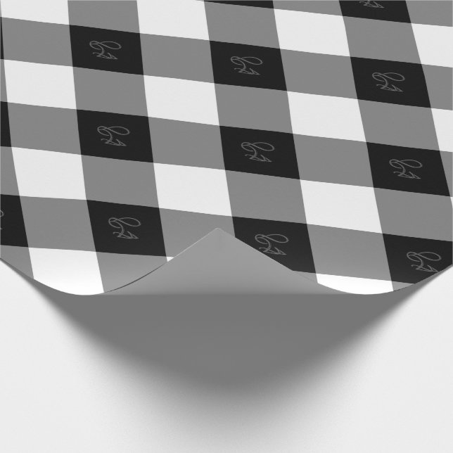 Elegant Diamond Pattern Wrapping Paper (Corner)