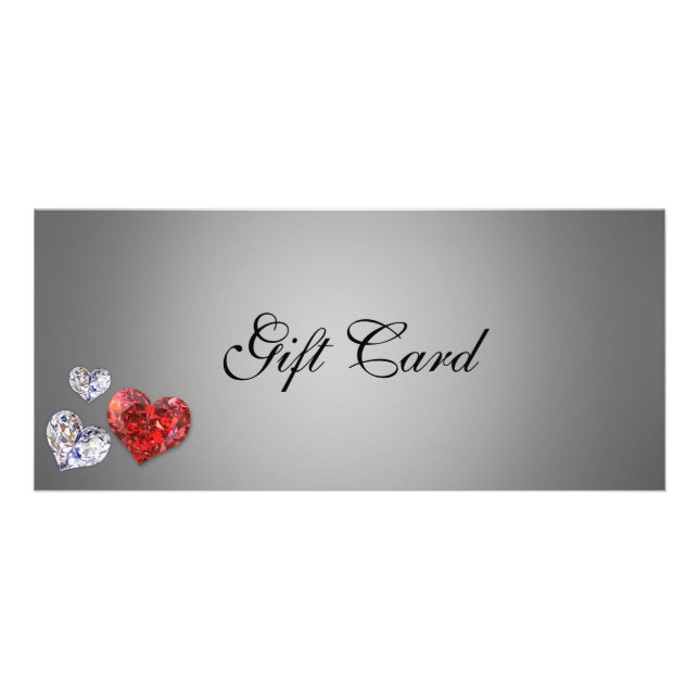 Elegant Diamond Precious Hearts Gift Certificate (Front)