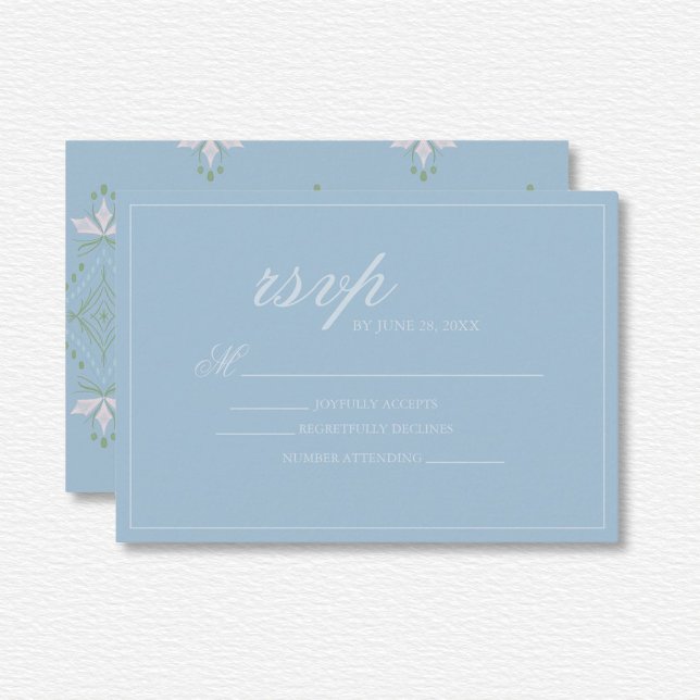 Elegant Diamond Wedding  RSVP Card (Creator Uploaded)