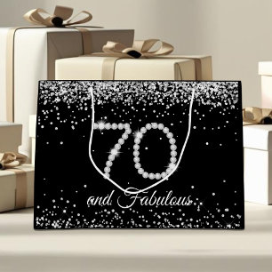 Elegant Diamonds 70 and Fabulous Large Gift Bag