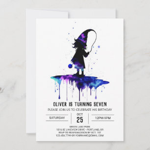 Elegant Digital Magical Birthday Invitation