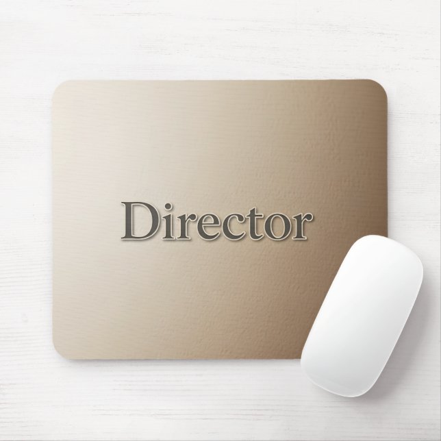 Elegant Director Title Textured Sandstone Executiv Mouse Mat (With Mouse)