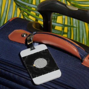 Elegant Disco Ball Christmas Ornament Luggage Tag