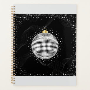 Elegant Disco Ball Christmas Ornament Planner
