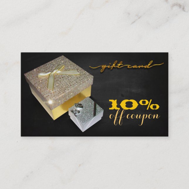 Elegant discount / cupon / gift card / promotion (Front)