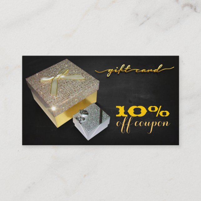 Elegant discount / cupon / gift card / promotion (Front)