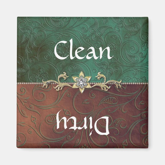 Elegant Dishwasher Magnet (Front)