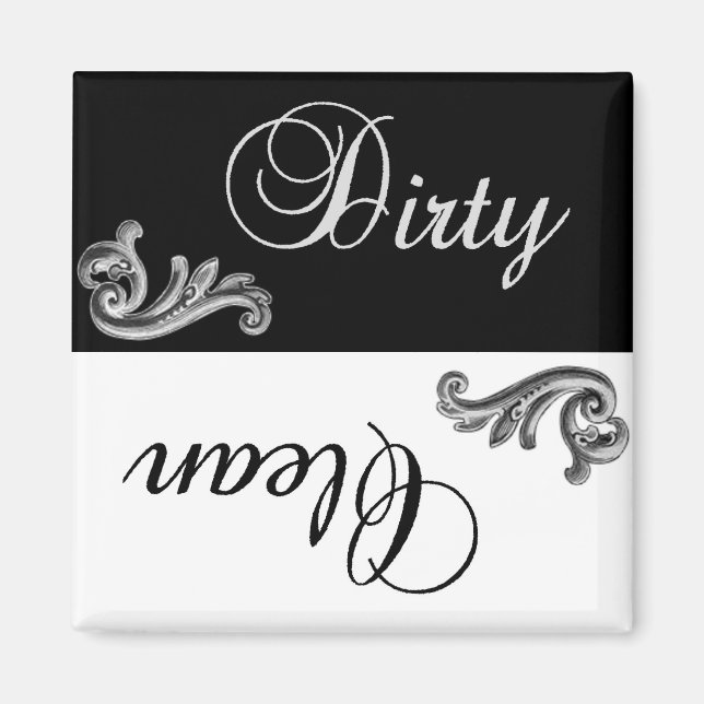 Elegant Dishwasher Magnet (Front)