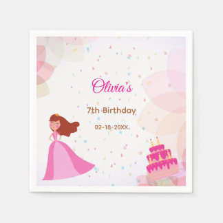 Elegant Disney princess birthday Napkin