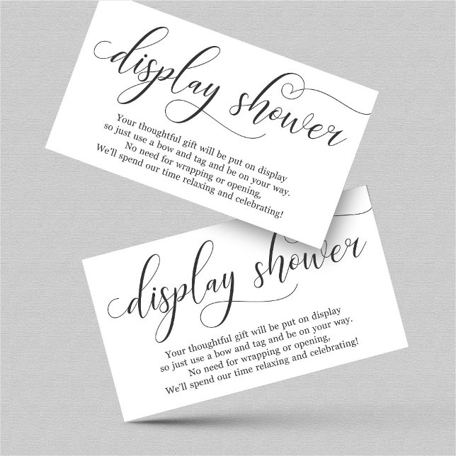 Elegant Display Shower Insert for Invitation (Creator Uploaded)