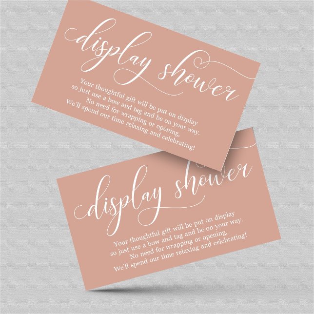 Elegant Display Shower Insert for Invitation (Creator Uploaded)