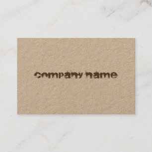 Elegant Distressed Text Corporate Modern Template Business Card
