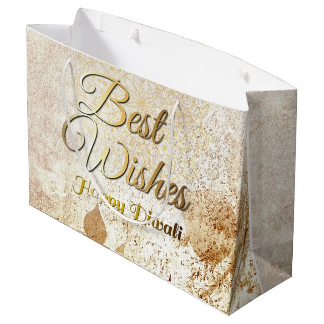 Elegant Diwali Gift Bag (Back Angled)