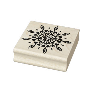   Elegant DIY Scrapbooking Journalling Mandala Yog Rubber Stamp