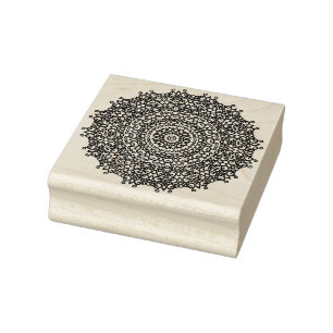   Elegant DIY Scrapbooking Journalling Mandala Yog Rubber Stamp