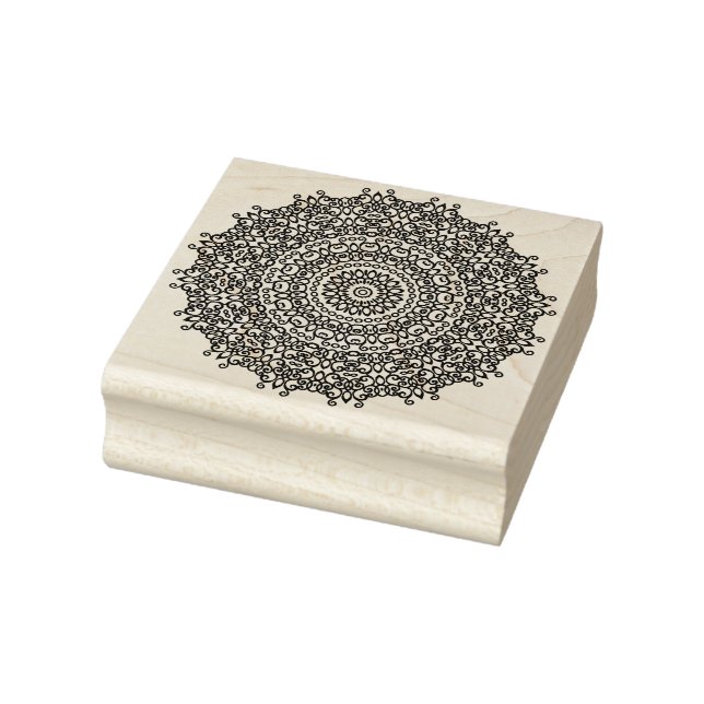   Elegant DIY Scrapbooking Journalling Mandala Yog Rubber Stamp (Stamp)