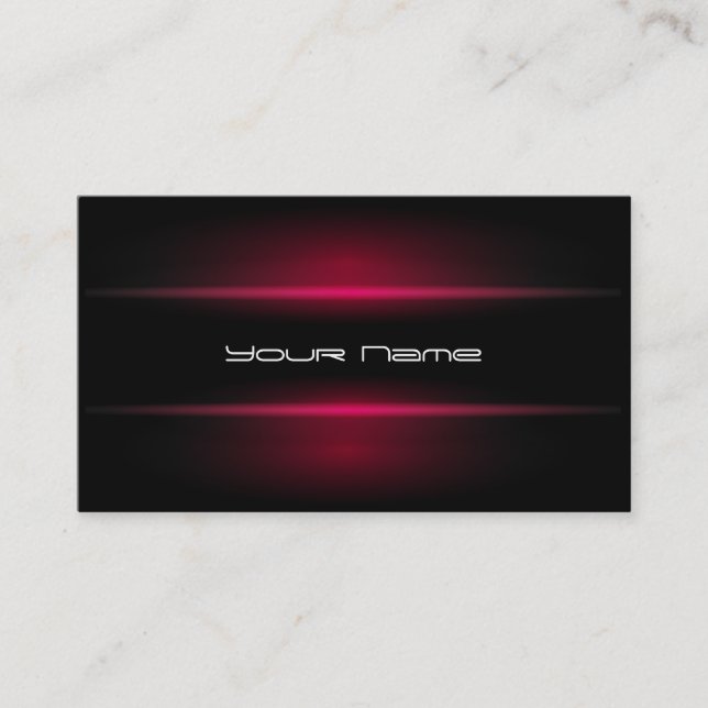Elegant DJ Business Card (Front)