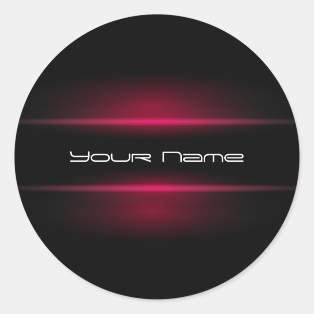 Elegant DJ Sticker (Front)