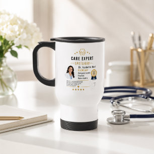 Elegant Doctor Spotlight Healthcare Thank You Travel Mug