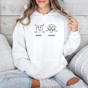 Elegant  Dog Breed Custom name  Hoodie