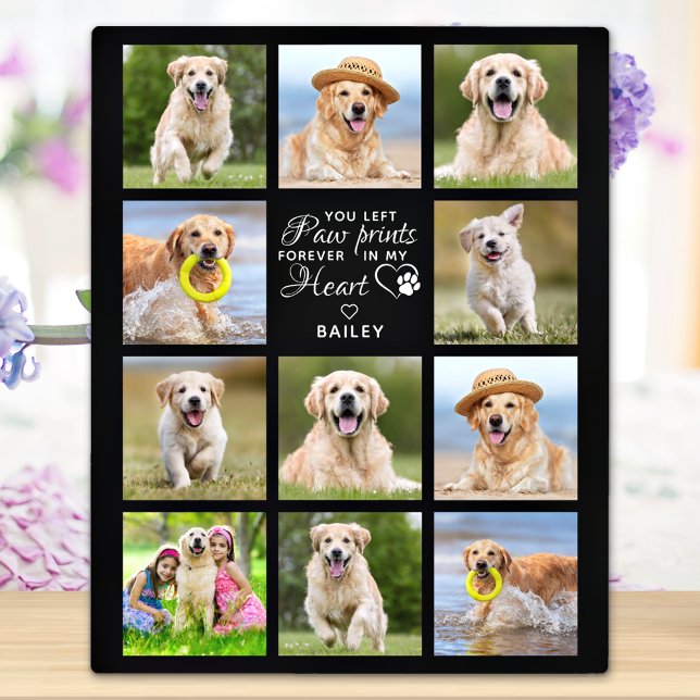 Elegant Dog Memorial Gift Pet Loss Keepsake Plaque (Creator Uploaded)