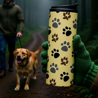 Elegant Dog pet paws cream Thermal Tumbler
