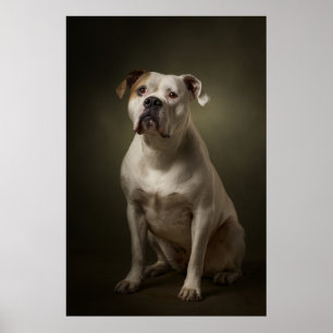Elegant Dog Silhouette Poster