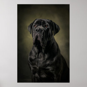 Elegant Dog Silhouette Poster